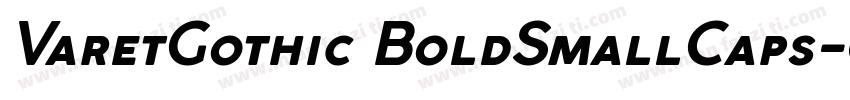VaretGothic BoldSmallCaps字体转换